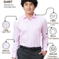 Park Avenue Men Pink Slim Fit Structure Formal Shirt