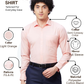 Park Avenue Men Orange Slim Fit Fil-A-Fil Formal Shirt