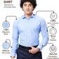 Park Avenue Men Blue Slim Fit Structure Formal Shirt