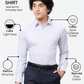 Raymond Men Grey Slim Fit Structure Formal Shirt