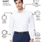 Park Avenue Men White Slim Fit Solid Formal Shirt