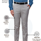 Raymond Men Grey Slim Fit Structure Trouser