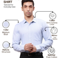 Park Avenue Men Blue Slim Fit Structure Formal Shirt
