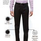 Park Avenue Men Brown Smart Fit Checks Trouser
