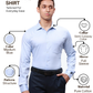 Park Avenue Men Blue Slim Fit Structure Formal Shirt