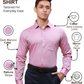 Park Avenue Men Maroon Slim Fit Stripe Formal Shirt