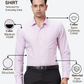 Raymond Men Purple Slim Fit Structure Formal Shirt