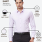 Raymond Men Purple Slim Fit Structure Formal Shirt