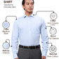 Park Avenue Men Blue Slim Fit Structure Formal Shirt