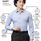 Park Avenue Men Grey Slim Fit Checks Formal Shirt