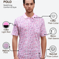 Colorplus Men Red Classic Fit Printed Polo Neck Collar T-Shirt