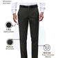 Park Avenue Men Green Smart Fit Structure Trouser