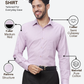 Raymond Men Red Slim Fit Structure Formal Shirt