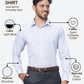 Raymond Men Blue Slim Fit Structure Formal Shirt