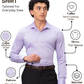 Park Avenue Men Purple Slim Fit Structure Formal Shirt