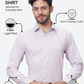Raymond Men White Slim Fit Structure Formal Shirt