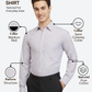 Raymond Men Pink Slim Fit Structure Formal Shirt