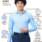 Park Avenue Men Blue Slim Fit Structure Formal Shirt
