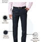 Raymond Men Blue Slim Fit Structure Trouser