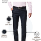 Raymond Men Blue Slim Fit Structure Trouser