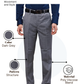 Raymond Men Grey Slim Fit Structure Trouser