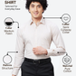 Raymond Men Brown Slim Fit Structure Formal Shirt