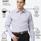 Raymond Men Grey Slim Fit Structure Formal Shirt