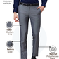 Raymond Men Grey Slim Fit Solid Trouser