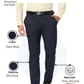 Raymond Men Blue Slim Fit Structure Trouser