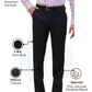 Park Avenue Men Blue Smart Fit Checks Trouser