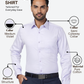 Raymond Men Purple Slim Fit Structure Formal Shirt