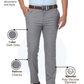 Raymond Men Grey Slim Fit Checks Trouser