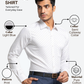 Raymond Men White Slim Fit Formal Shirt