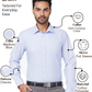 Park Avenue Men Blue Slim Fit Checks Formal Shirt
