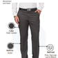 Park Avenue Men Green Regular Fit Solid Trouser