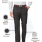 Raymond Men Brown Slim Fit Structure Trouser