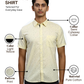 Parx Men Yellow Slim Fit Printed Casual Shirt