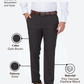 Raymond Men Brown Slim Fit Solid Trouser