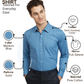 Raymond Men Blue Regular Fit Solid Formal Shirt
