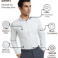 Park Avenue Men Grey Slim Fit Structure Formal Shirt