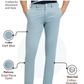 Colorplus Men Blue Slim Fit Solid Piece Dyed Trouser