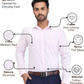 Park Avenue Men Pink Slim Fit Structure Formal Shirt
