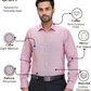 Park Avenue Men Maroon Slim Fit Structure Formal Shirt