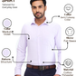 Park Avenue Men Purple Slim Fit Structure Formal Shirt