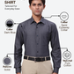 Raymond Men Blue Slim Fit Solid Formal Shirt