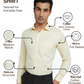 Park Avenue Men Yellow Slim Fit Structure Formal Shirt