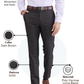 Raymond Men Brown Slim Fit Solid Trouser