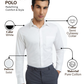 Raymond Men White Slim Fit Solid Formal Shirt