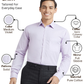 Raymond Men Purple Slim Fit Solid Formal Shirt