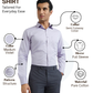 Raymond Men Purple Slim Fit Structure Formal Shirt